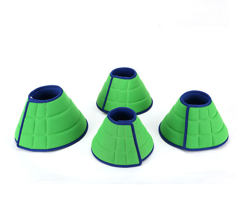 Collier anti-morsure pour chien et chat, collier de récupération médical pour animaux de compagnie, housse de protection transparente pour animaux de compagnie, collier élisabéthain circulaire pour fournitures pour animaux de compagnie